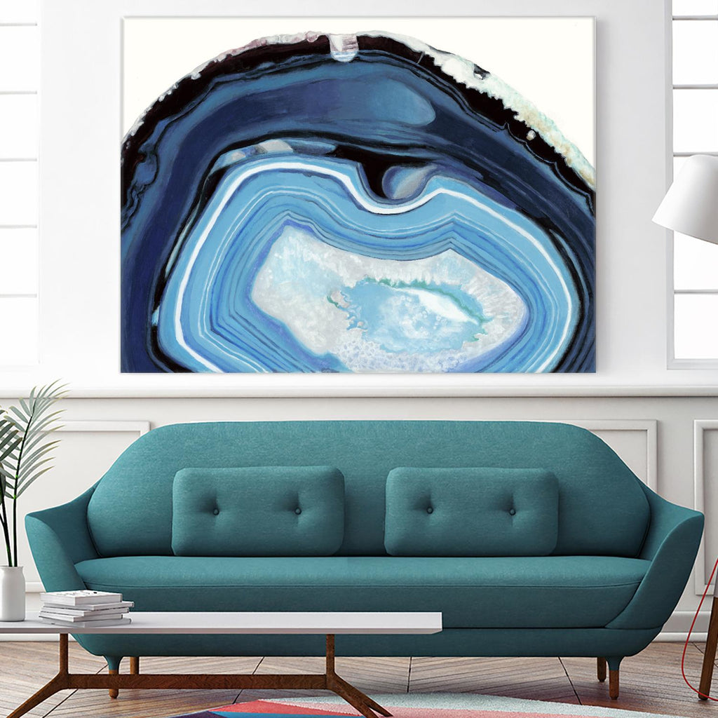 Agate Studies I by Naomi McCavitt on GIANT ART - blue abstract