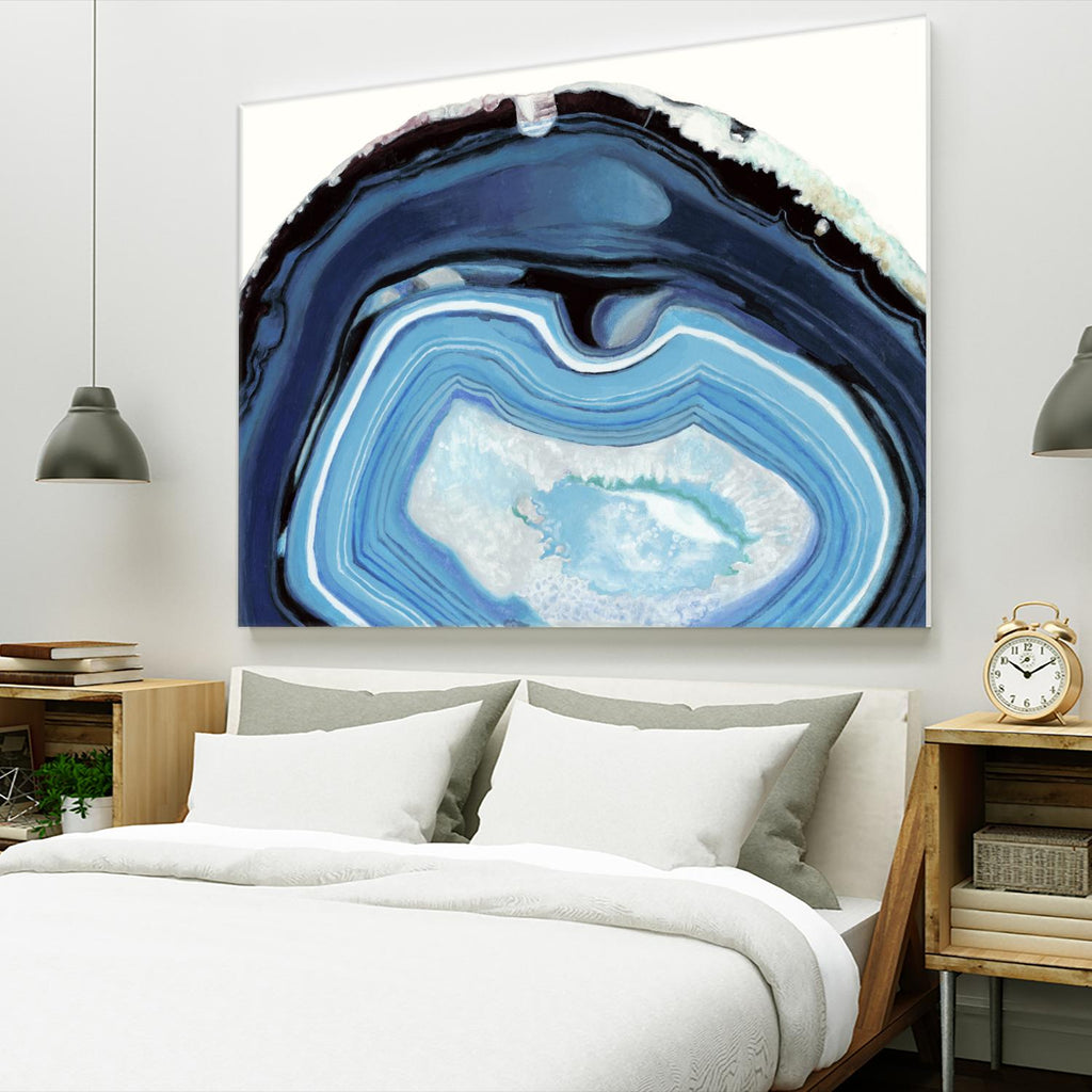 Agate Studies I by Naomi McCavitt on GIANT ART - blue abstract