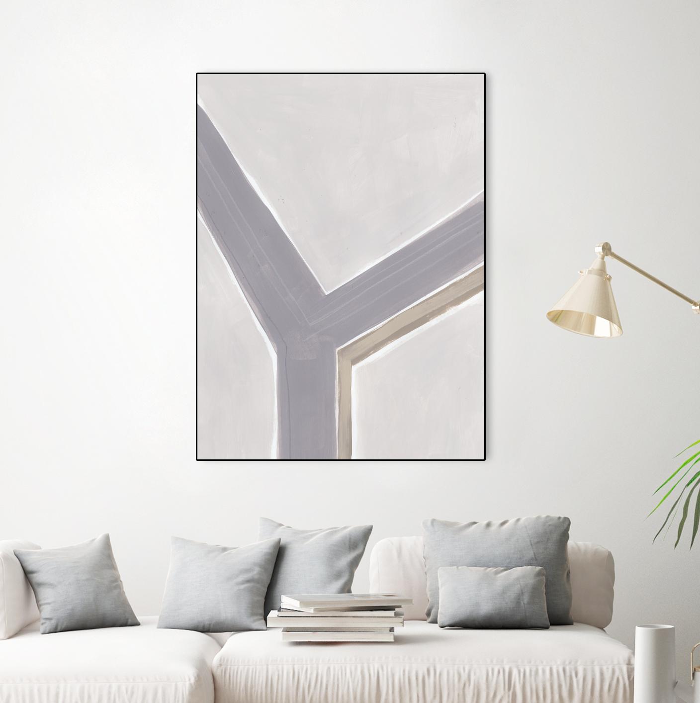 Neutral Impact I by June Erica Vess on GIANT ART - abstract