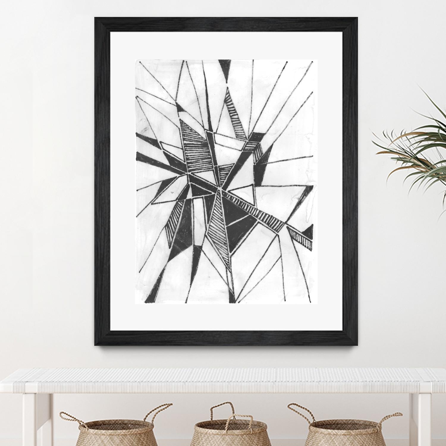 Symbol Imprint II by June Erica Vess on GIANT ART - black abstract