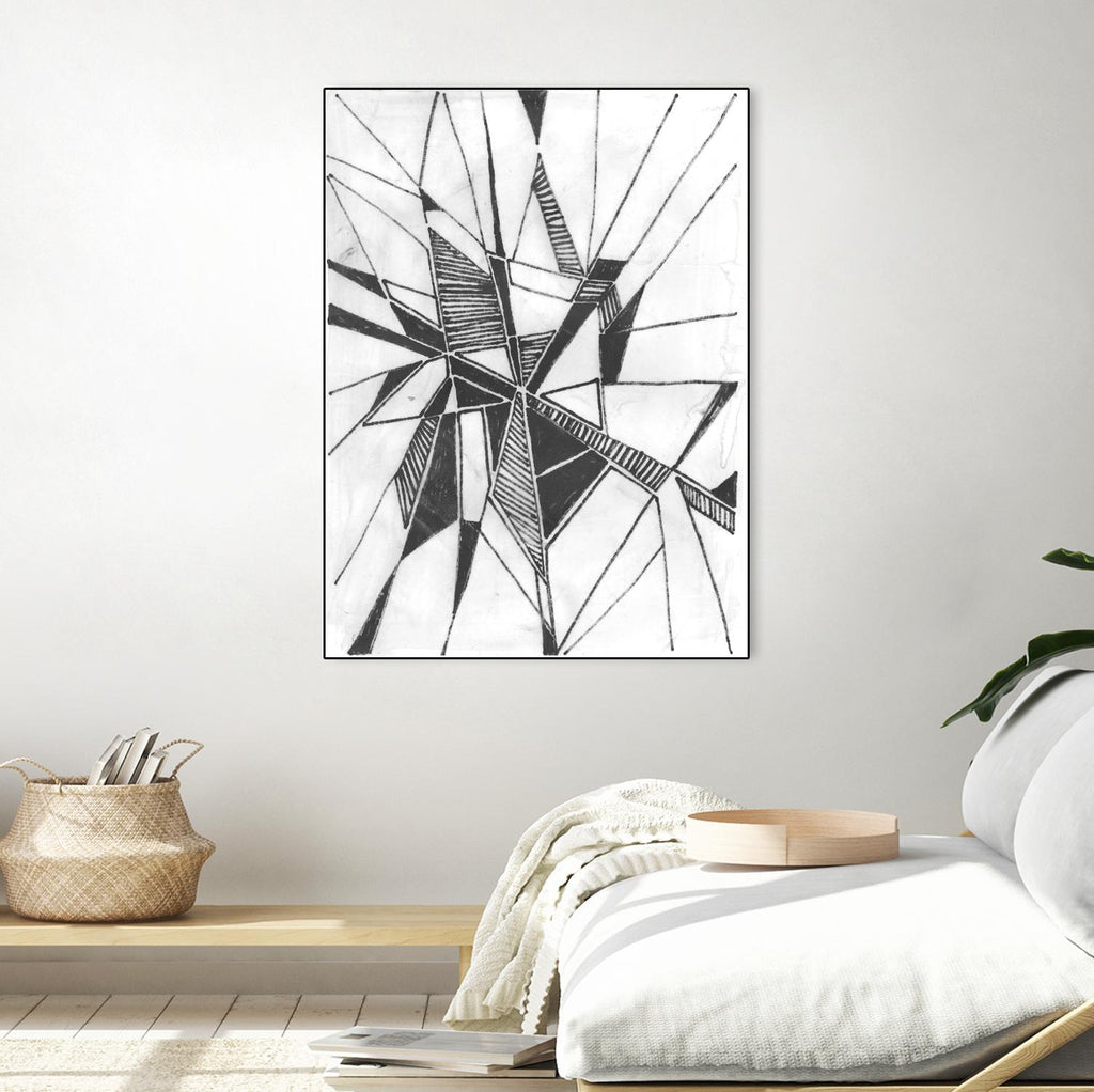 Symbol Imprint II by June Erica Vess on GIANT ART - black abstract
