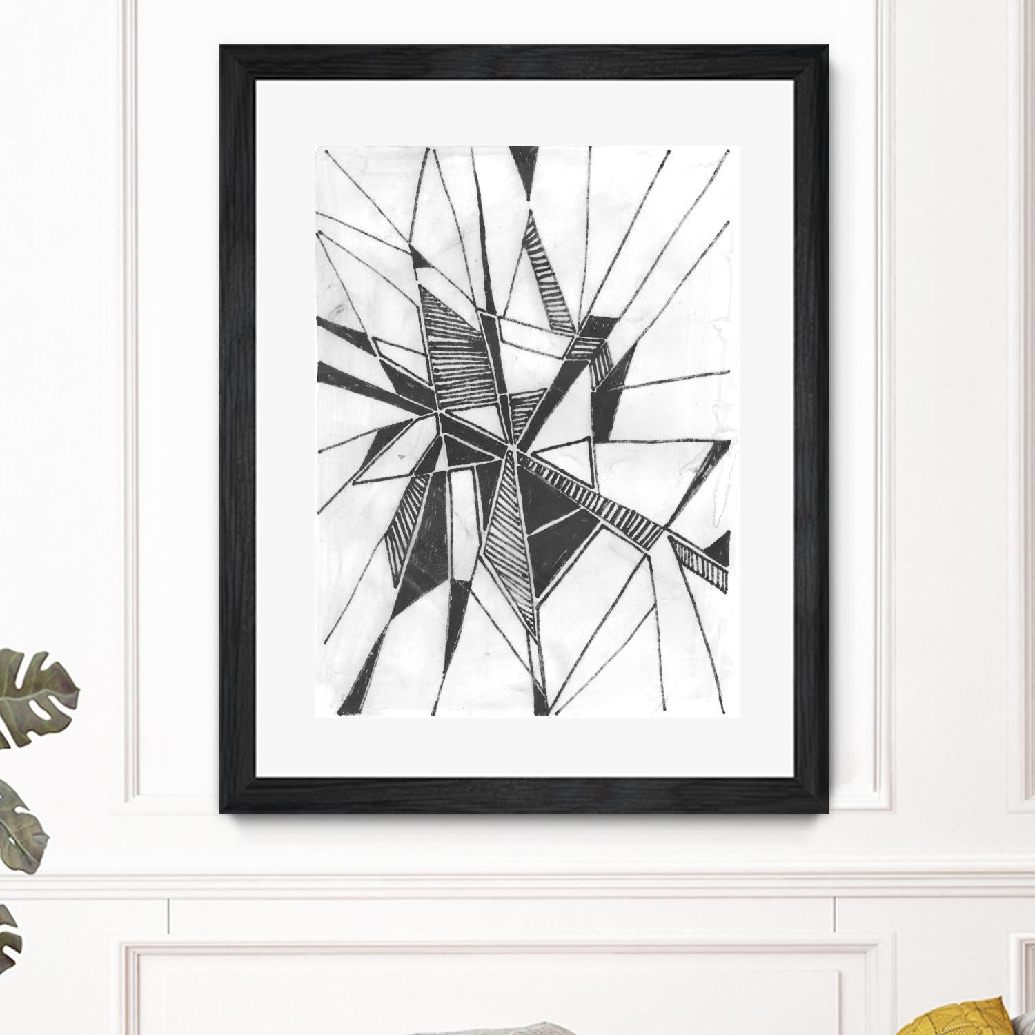 Symbol Imprint II by June Erica Vess on GIANT ART - black abstract