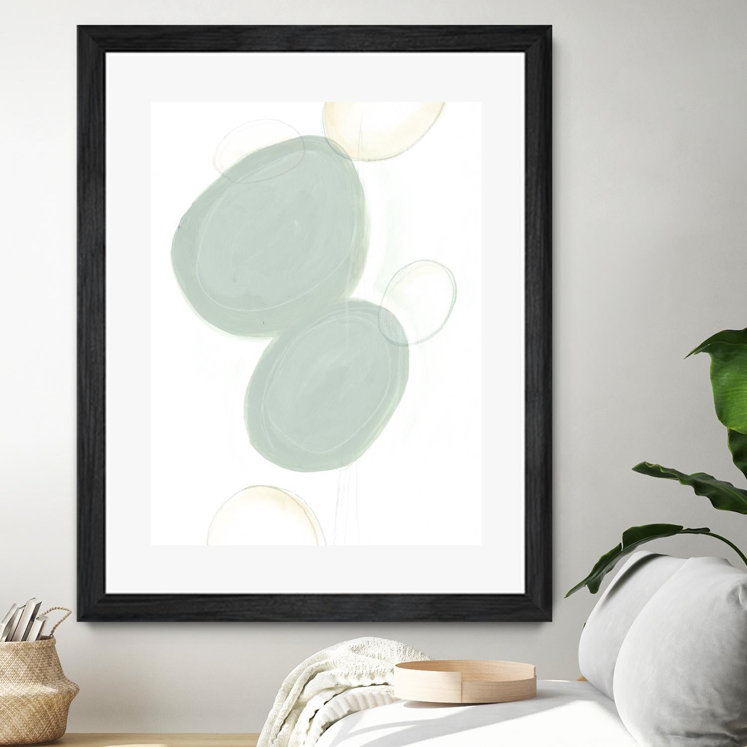 Implied Motif I by June Erica Vess on GIANT ART - green abstract