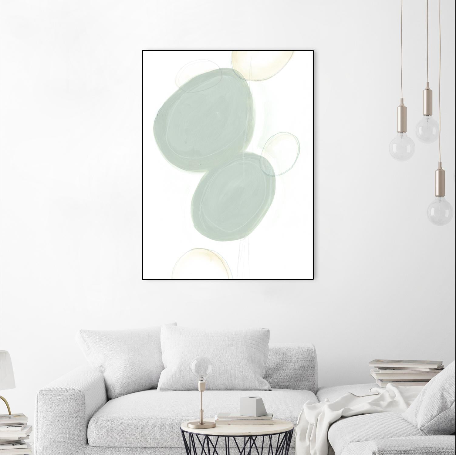 Implied Motif I by June Erica Vess on GIANT ART - green abstract