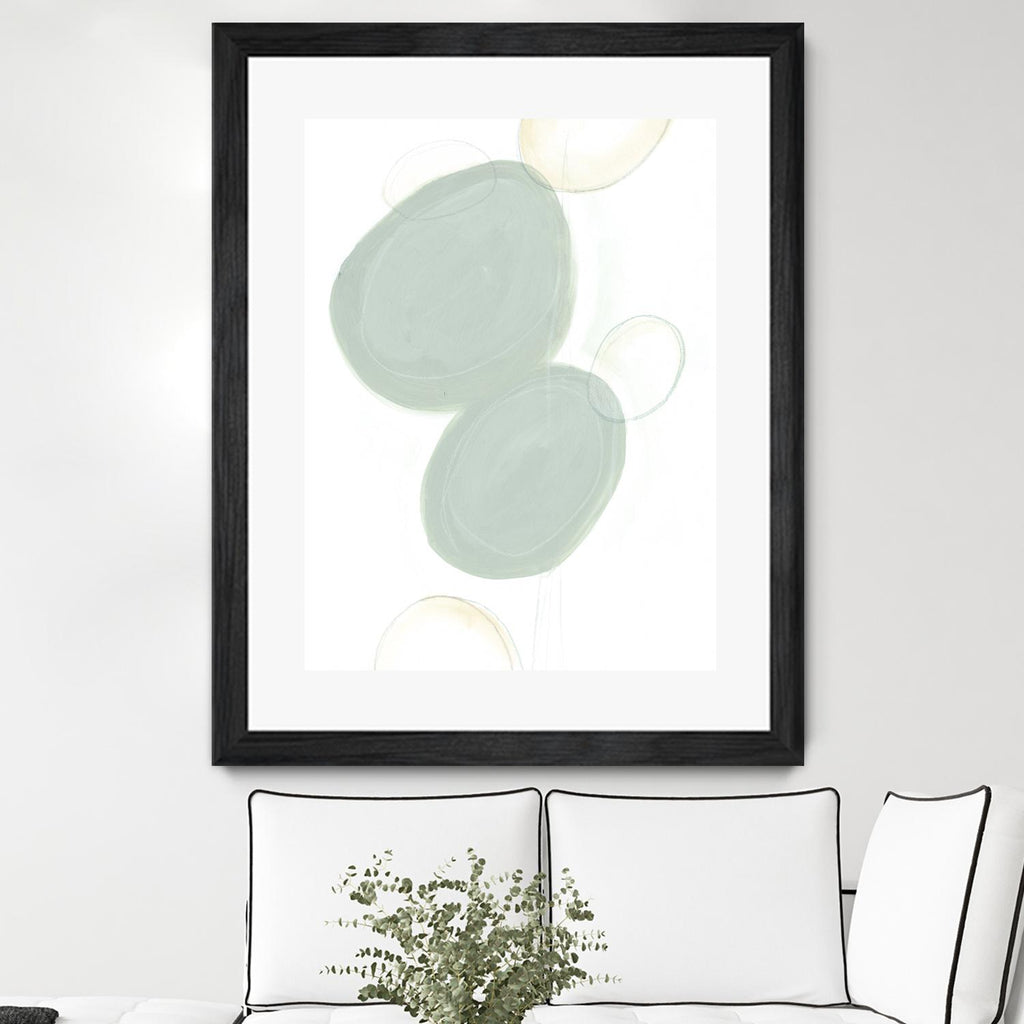 Implied Motif I by June Erica Vess on GIANT ART - green abstract