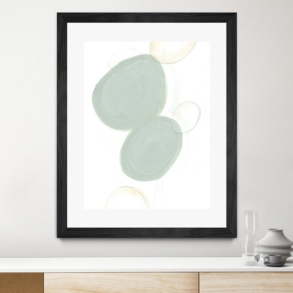 Implied Motif I by June Erica Vess on GIANT ART - green abstract