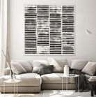 Stripe Block Prints I by Grace Popp on GIANT ART - black abstract
