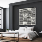 Stripe Block Prints I by Grace Popp on GIANT ART - black abstract