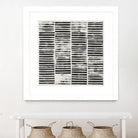 Stripe Block Prints I by Grace Popp on GIANT ART - black abstract