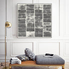 Stripe Block Prints I by Grace Popp on GIANT ART - black abstract