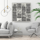 Stripe Block Prints I by Grace Popp on GIANT ART - black abstract