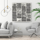 Stripe Block Prints I by Grace Popp on GIANT ART - black abstract