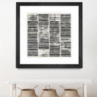 Stripe Block Prints I by Grace Popp on GIANT ART - black abstract