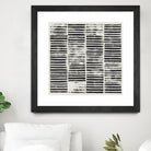 Stripe Block Prints I by Grace Popp on GIANT ART - black abstract