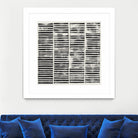 Stripe Block Prints II by Grace Popp on GIANT ART - black abstract