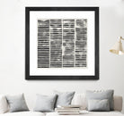 Stripe Block Prints II by Grace Popp on GIANT ART - black abstract