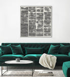 Stripe Block Prints II by Grace Popp on GIANT ART - black abstract