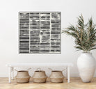 Stripe Block Prints II by Grace Popp on GIANT ART - black abstract