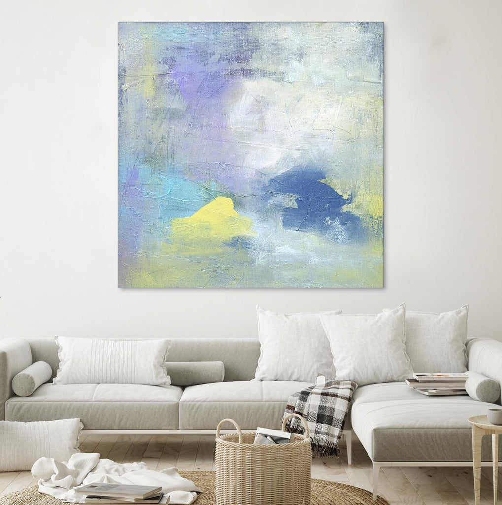 Zest & Jam I by Julia Contacessi on GIANT ART - blue abstract