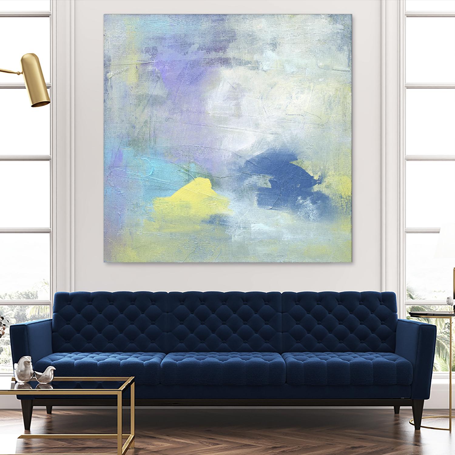 Zest & Jam I by Julia Contacessi on GIANT ART - blue abstract