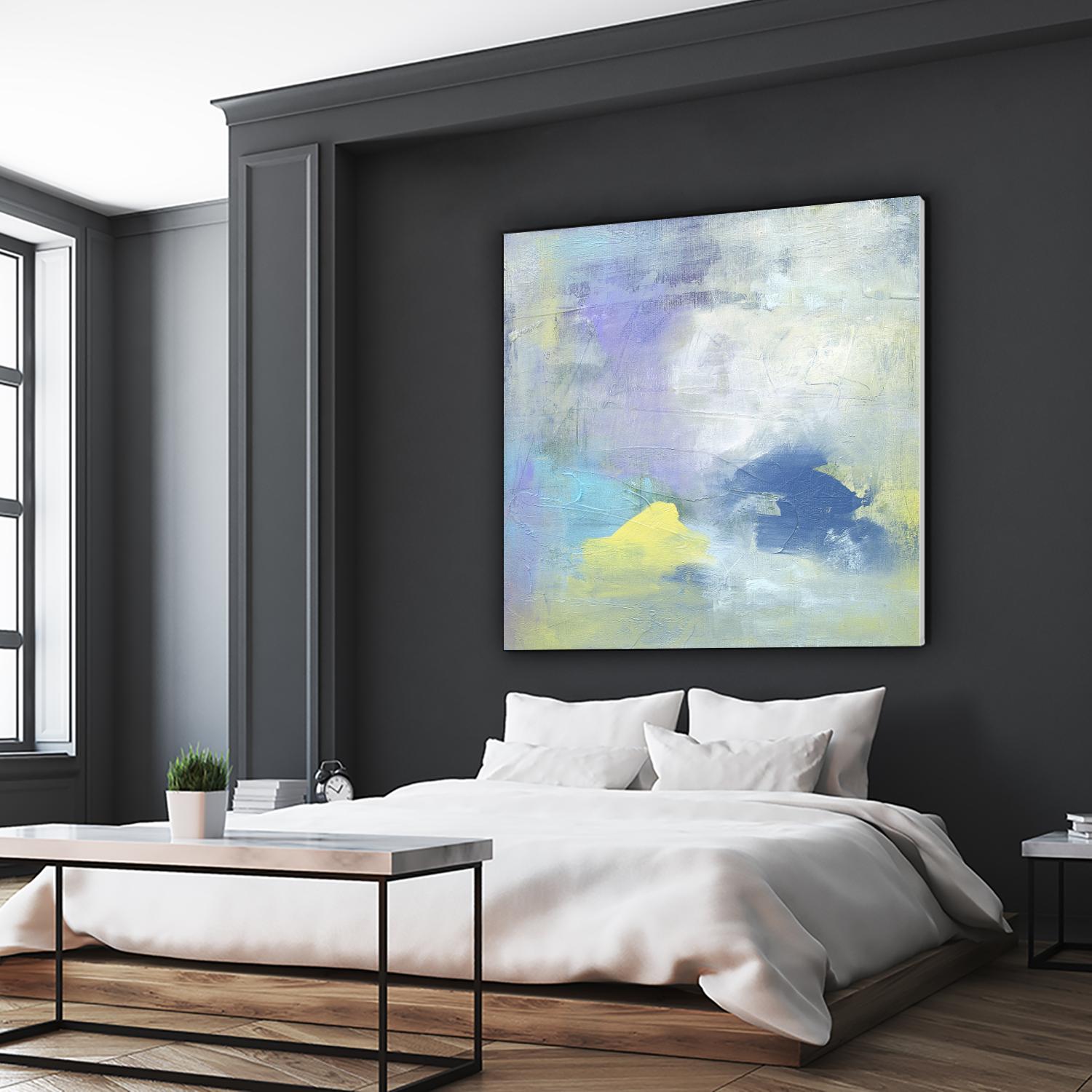 Zest & Jam I by Julia Contacessi on GIANT ART - blue abstract