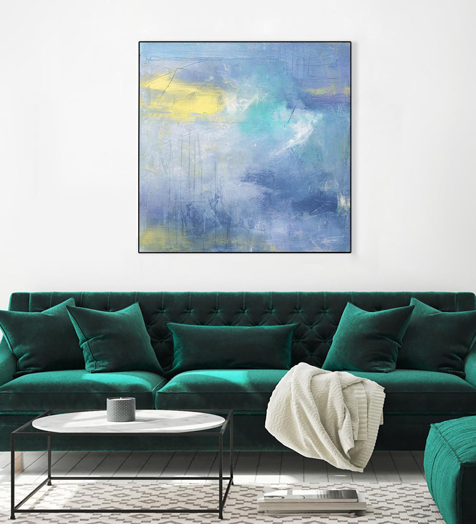 Zest & Jam II by Julia Contacessi on GIANT ART - blue abstract