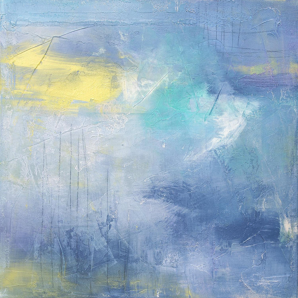 Zest & Jam II par Julia Contacessi sur GIANT ART - abstrait bleu