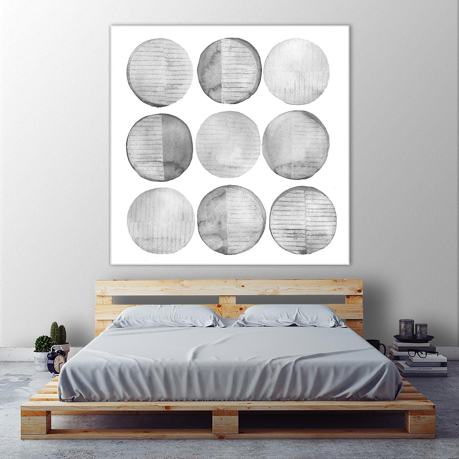 Soft Circles I by Grace Popp on GIANT ART - abstract