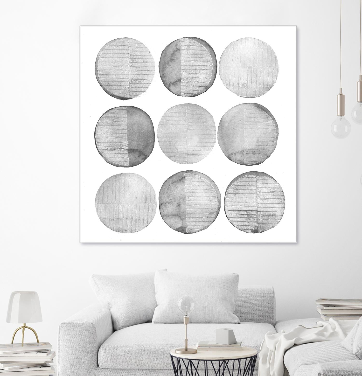 Soft Circles I by Grace Popp on GIANT ART - abstract