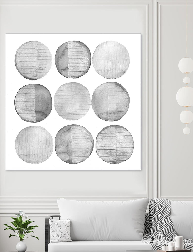 Soft Circles I by Grace Popp on GIANT ART - abstract