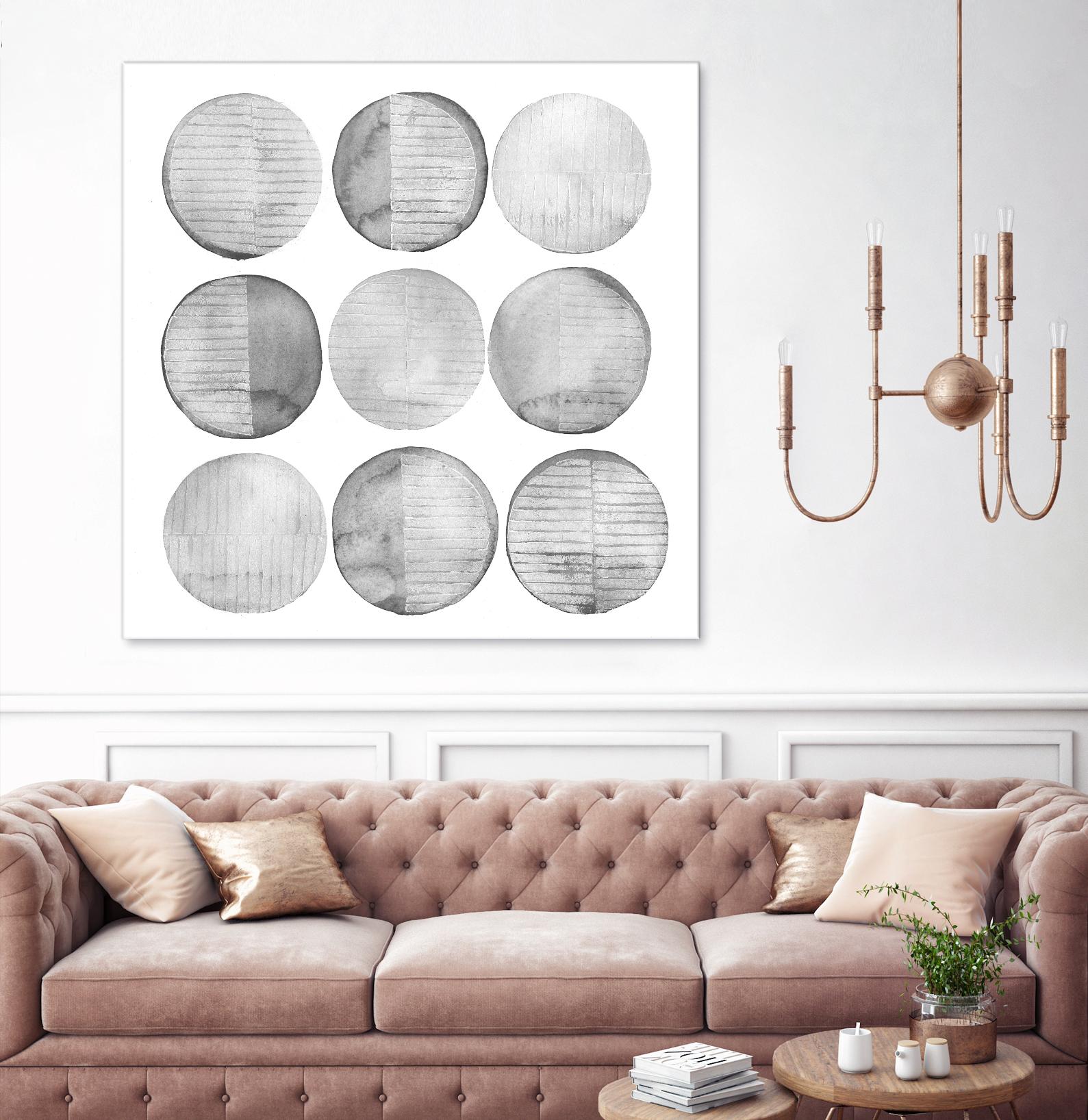 Soft Circles I by Grace Popp on GIANT ART - abstract