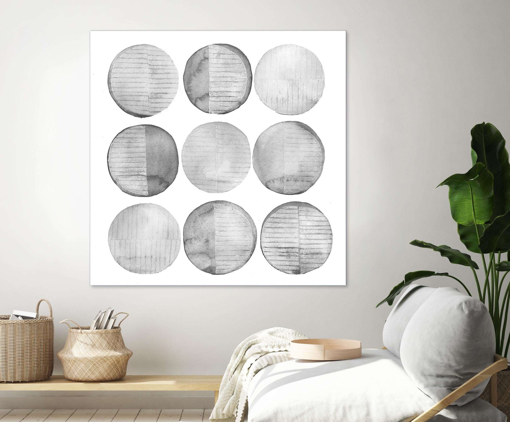 Soft Circles I by Grace Popp on GIANT ART - abstract