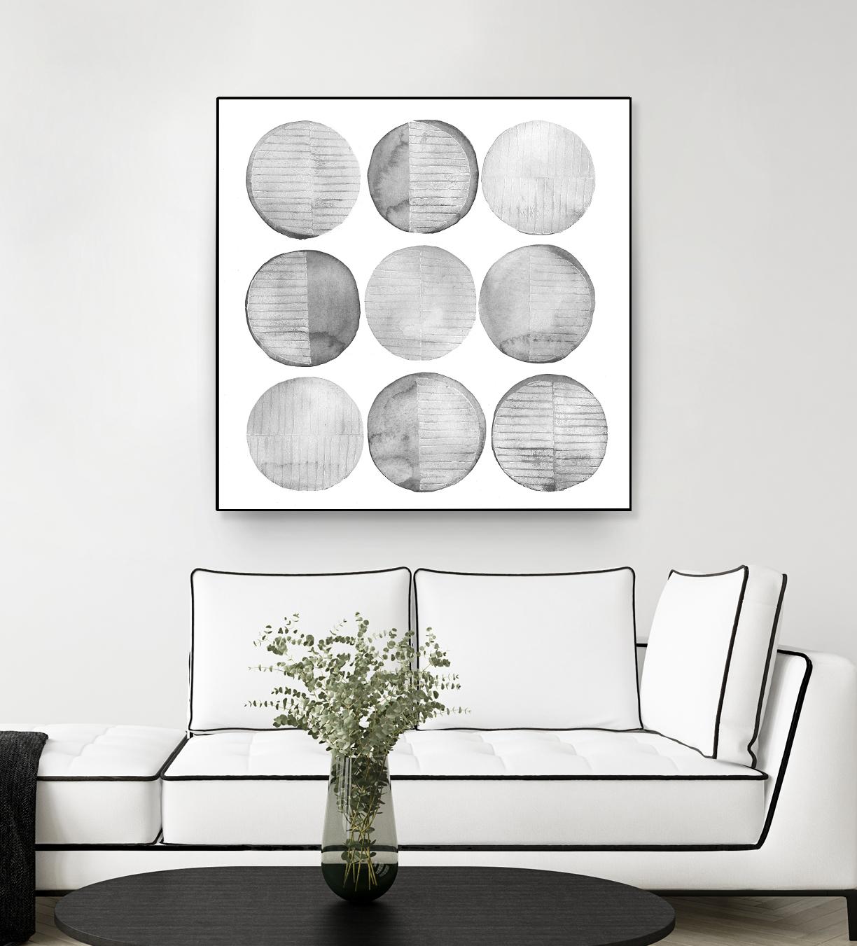 Soft Circles I by Grace Popp on GIANT ART - abstract
