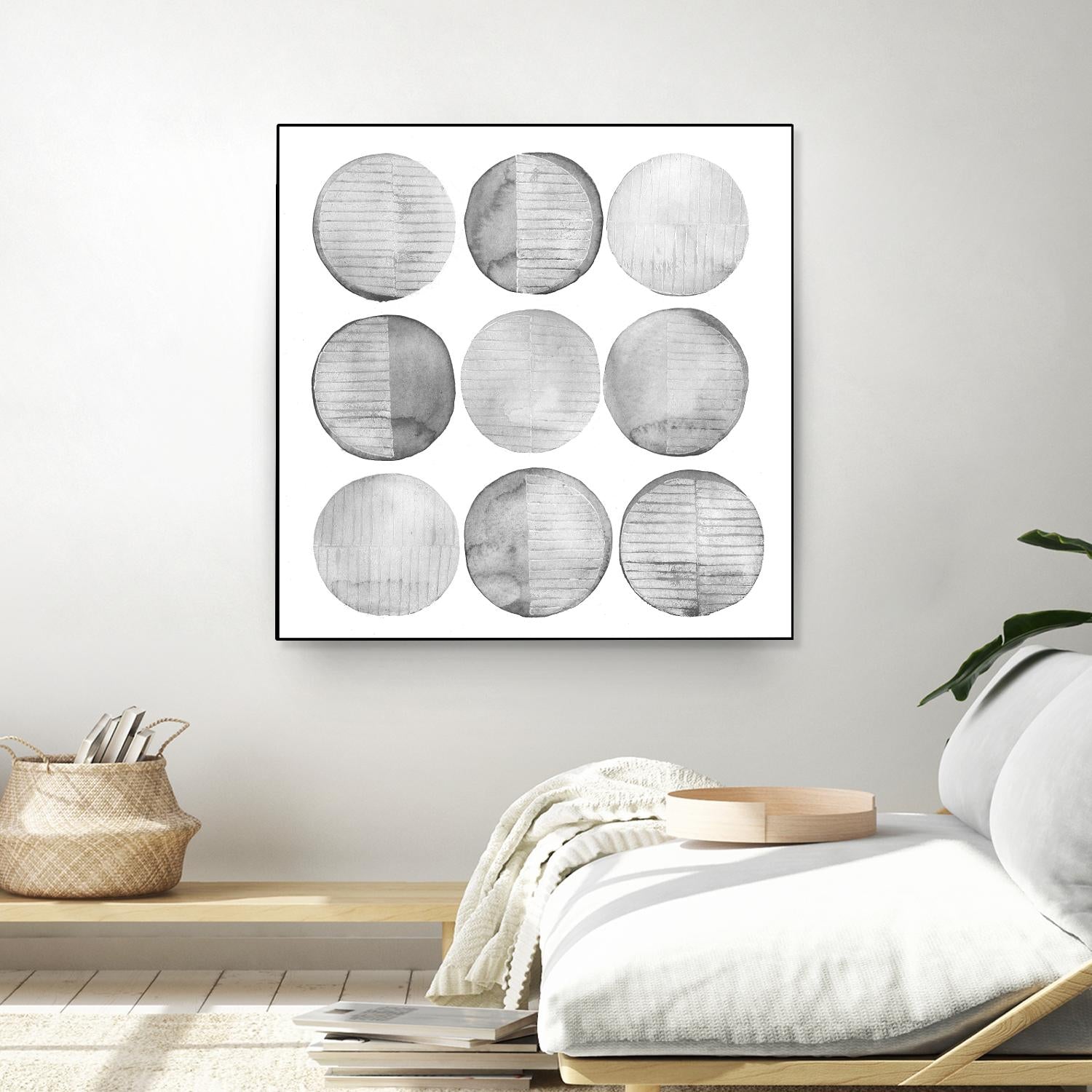 Soft Circles I by Grace Popp on GIANT ART - abstract