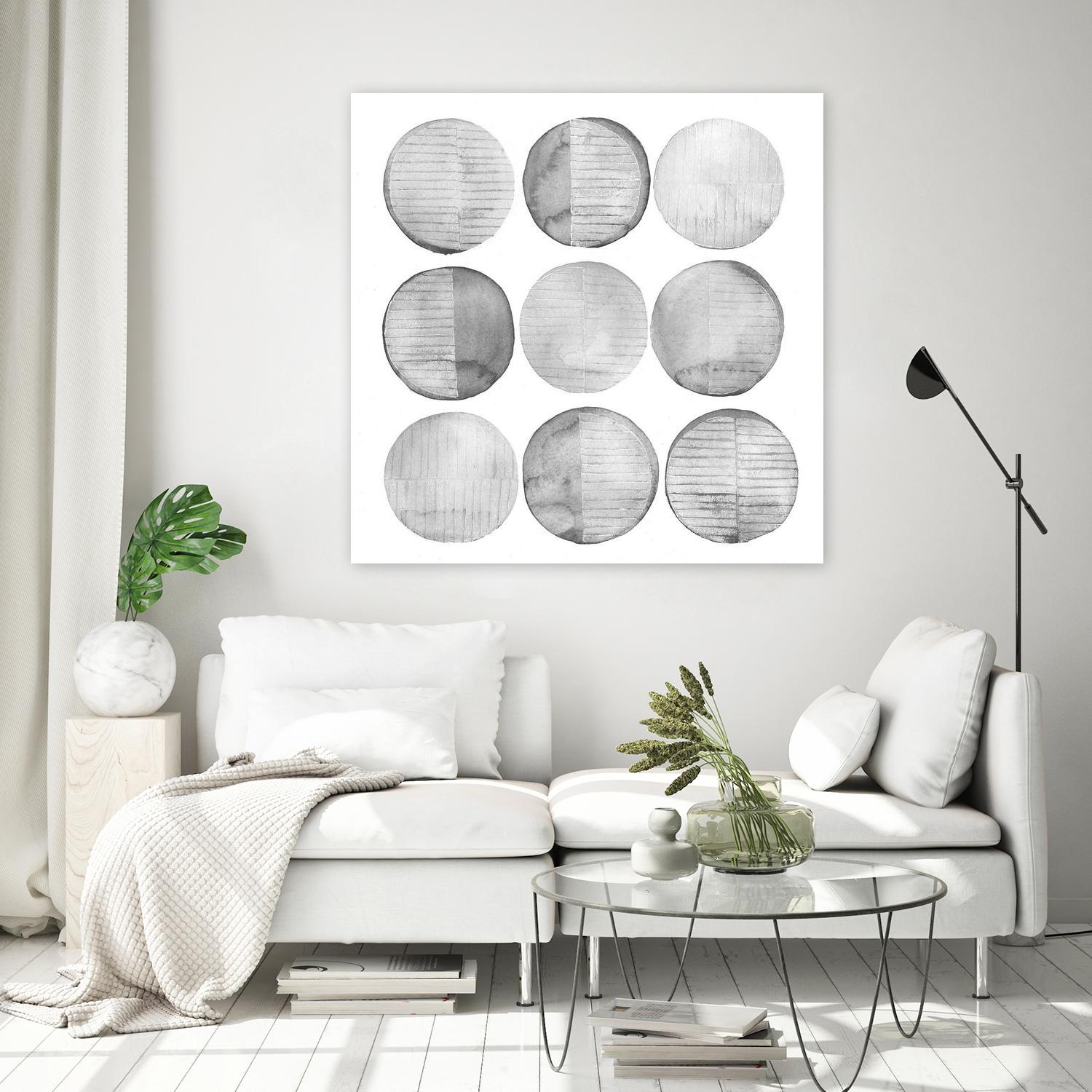 Soft Circles I by Grace Popp on GIANT ART - abstract