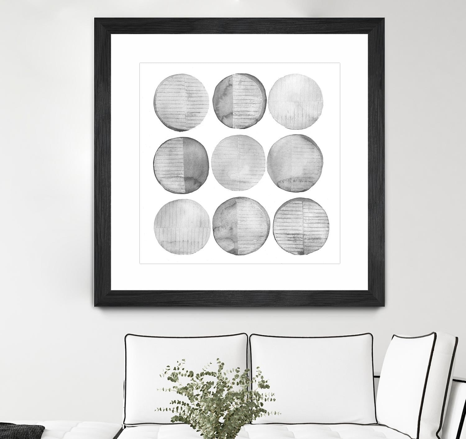 Soft Circles I by Grace Popp on GIANT ART - abstract
