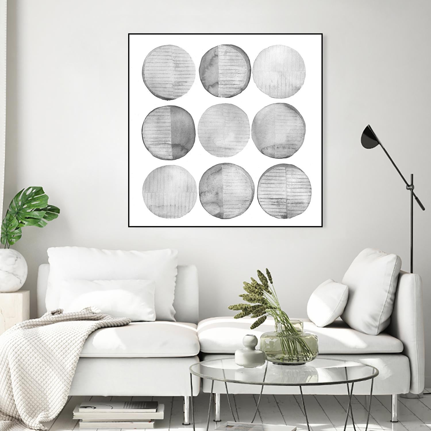 Soft Circles I by Grace Popp on GIANT ART - abstract