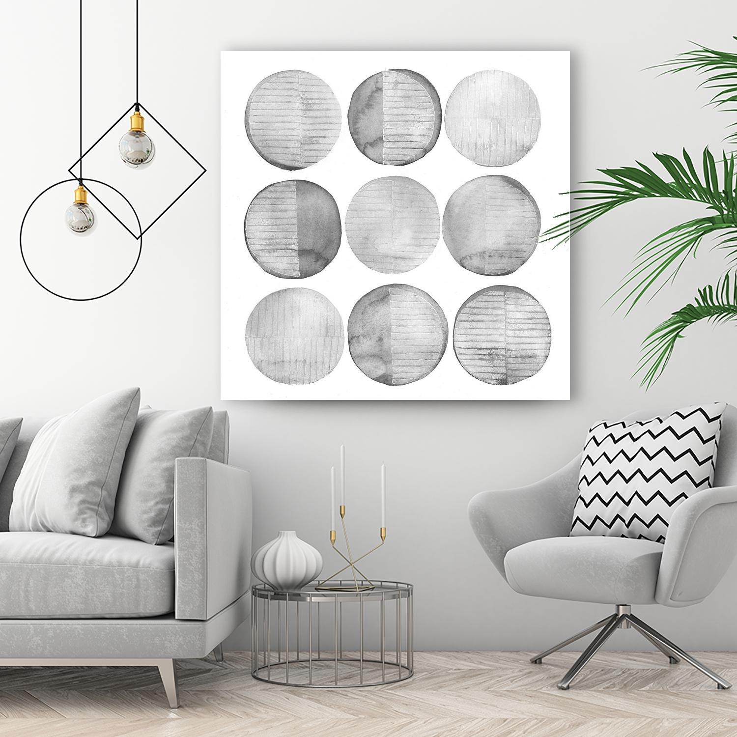 Soft Circles I by Grace Popp on GIANT ART - abstract