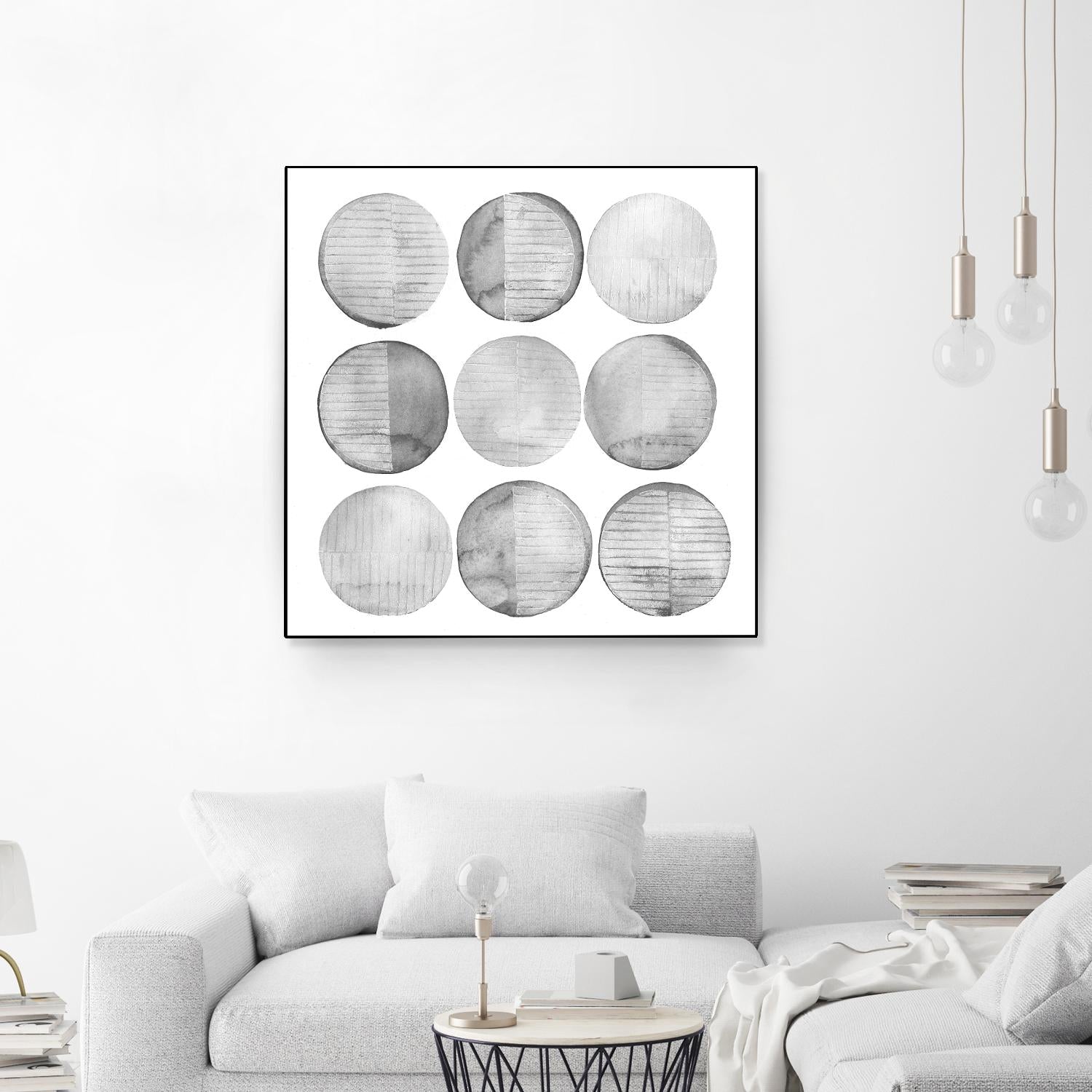 Soft Circles I by Grace Popp on GIANT ART - abstract
