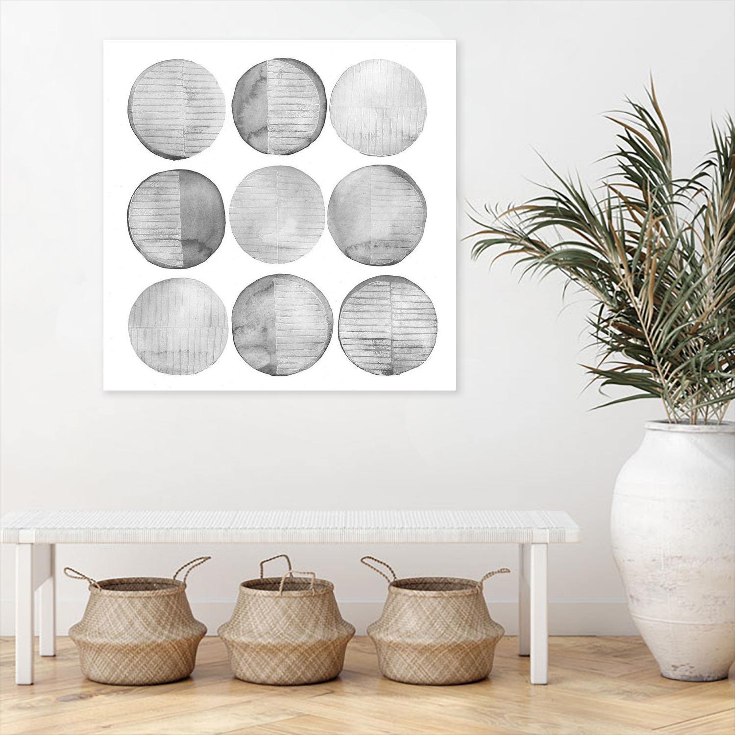 Soft Circles I by Grace Popp on GIANT ART - abstract