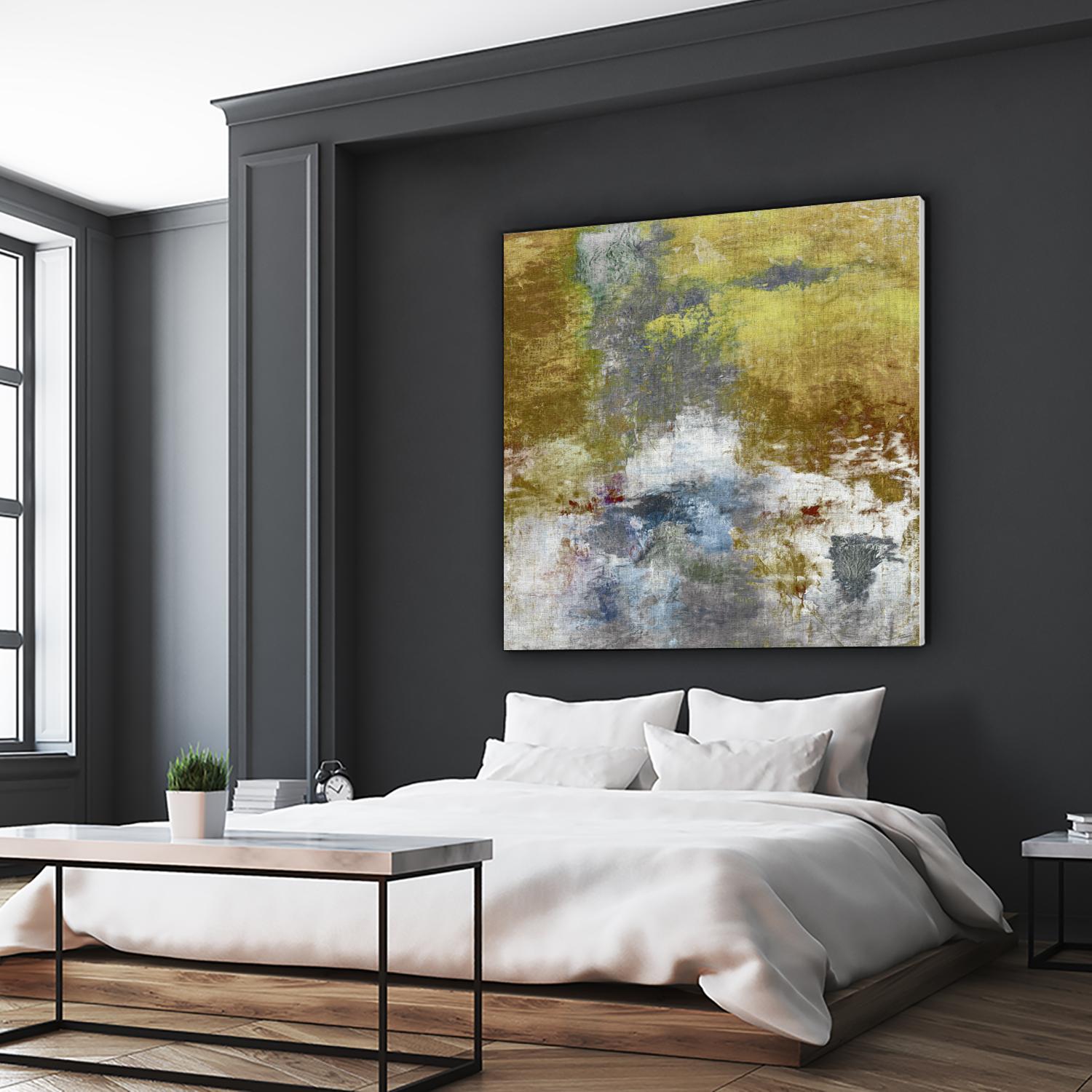 Journey I by John Butler on GIANT ART - yellow abstract