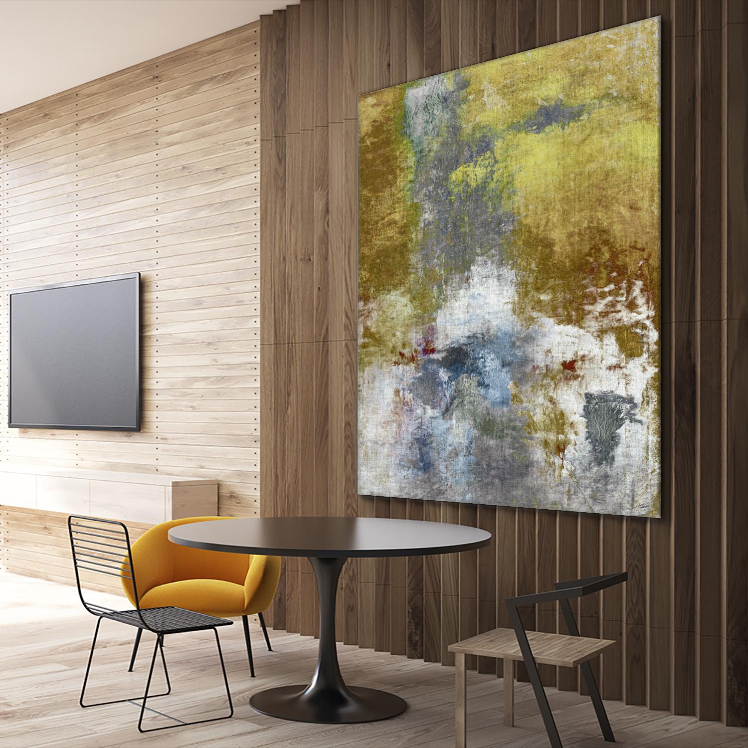 Journey I by John Butler on GIANT ART - yellow abstract