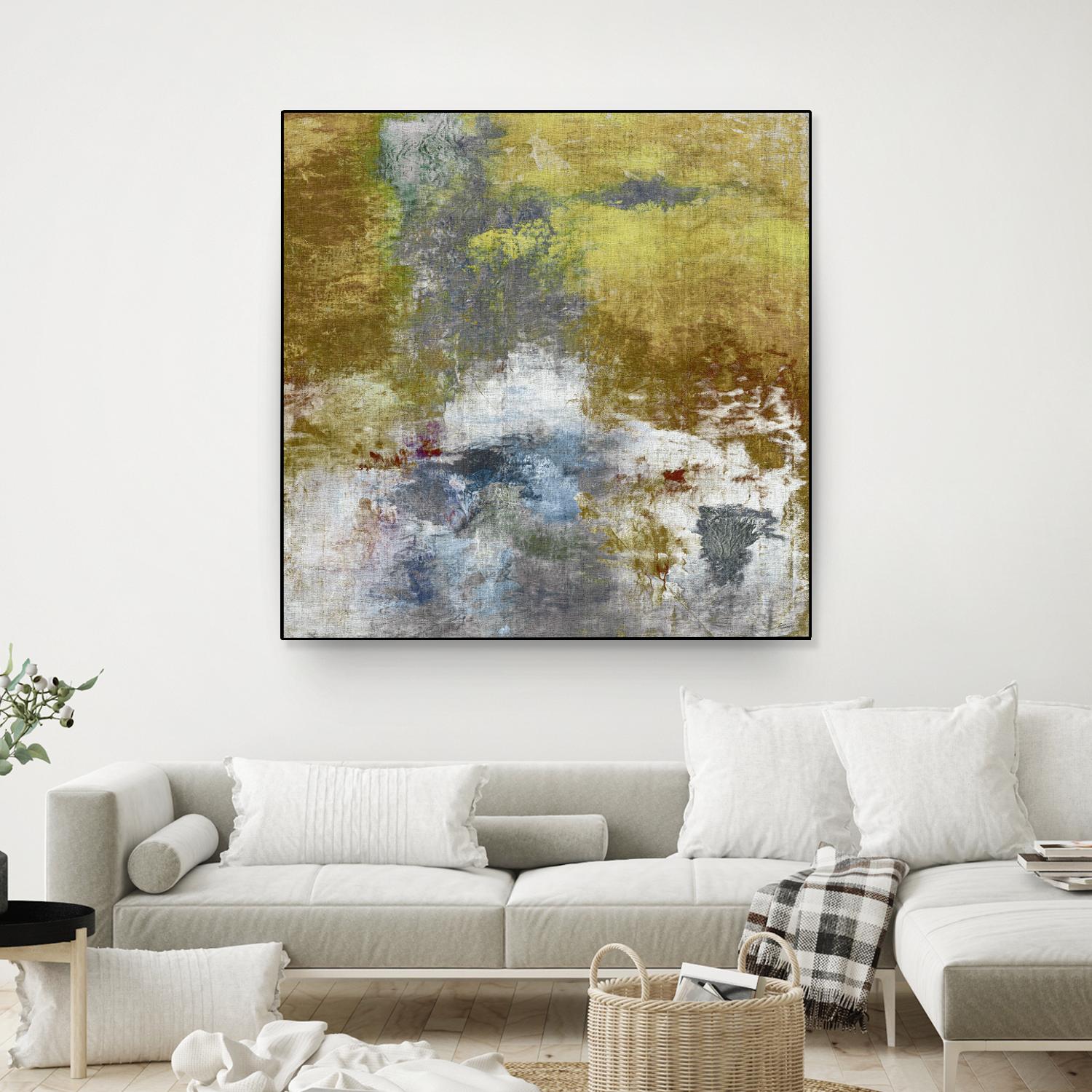 Journey I by John Butler on GIANT ART - yellow abstract