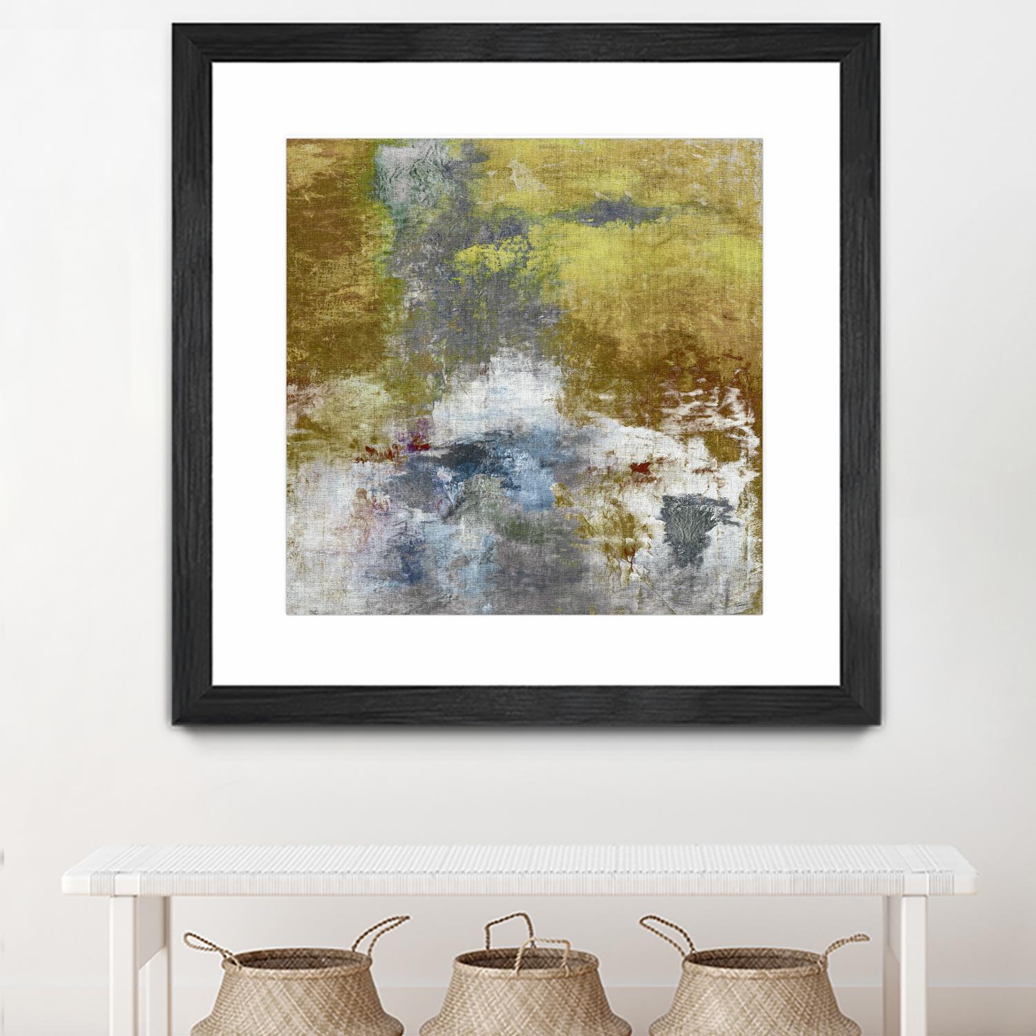 Journey I by John Butler on GIANT ART - yellow abstract