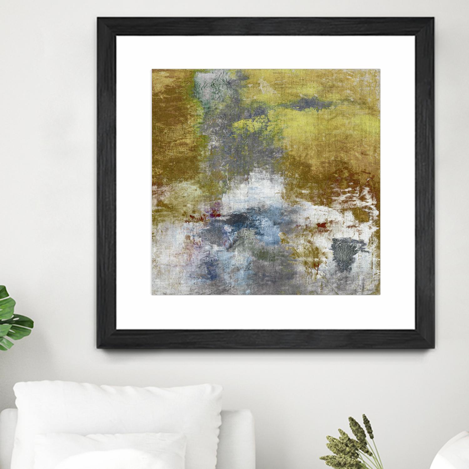 Journey I by John Butler on GIANT ART - yellow abstract