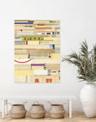 True II by Nikki Galapon on GIANT ART - yellow abstract