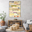 True II by Nikki Galapon on GIANT ART - yellow abstract