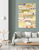 True II by Nikki Galapon on GIANT ART - yellow abstract