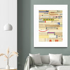 True II by Nikki Galapon on GIANT ART - yellow abstract