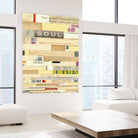 True III by Nikki Galapon on GIANT ART - yellow abstract